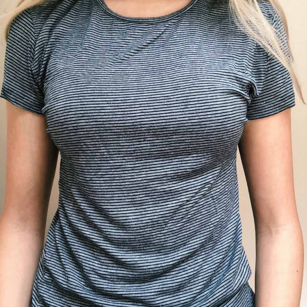 Zara navy striped tee